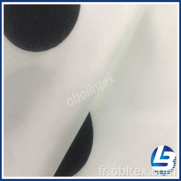 Tissu extensible en polyester obl20-C-058 pour robe